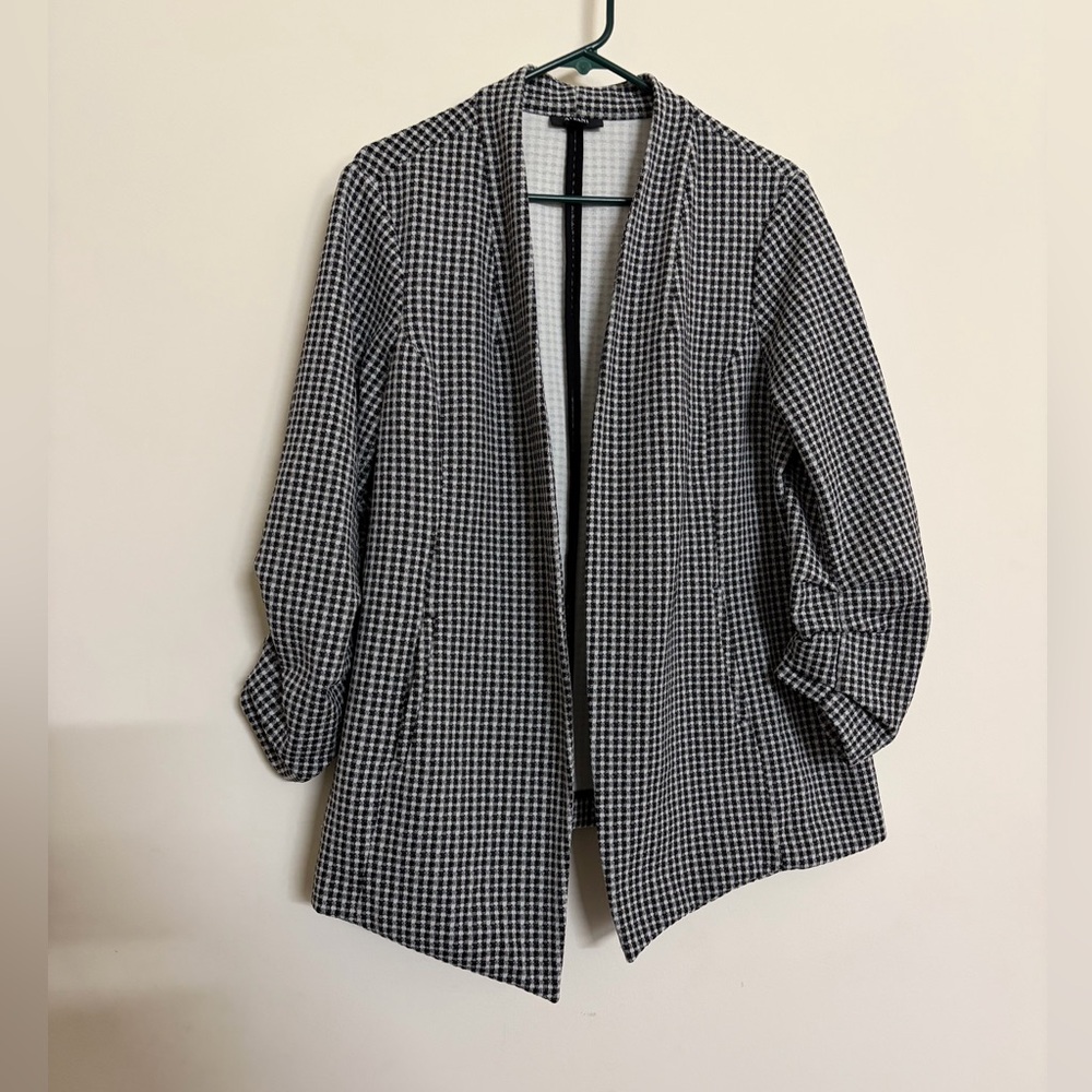 Alfani Monochrome Houndstooth Blazer